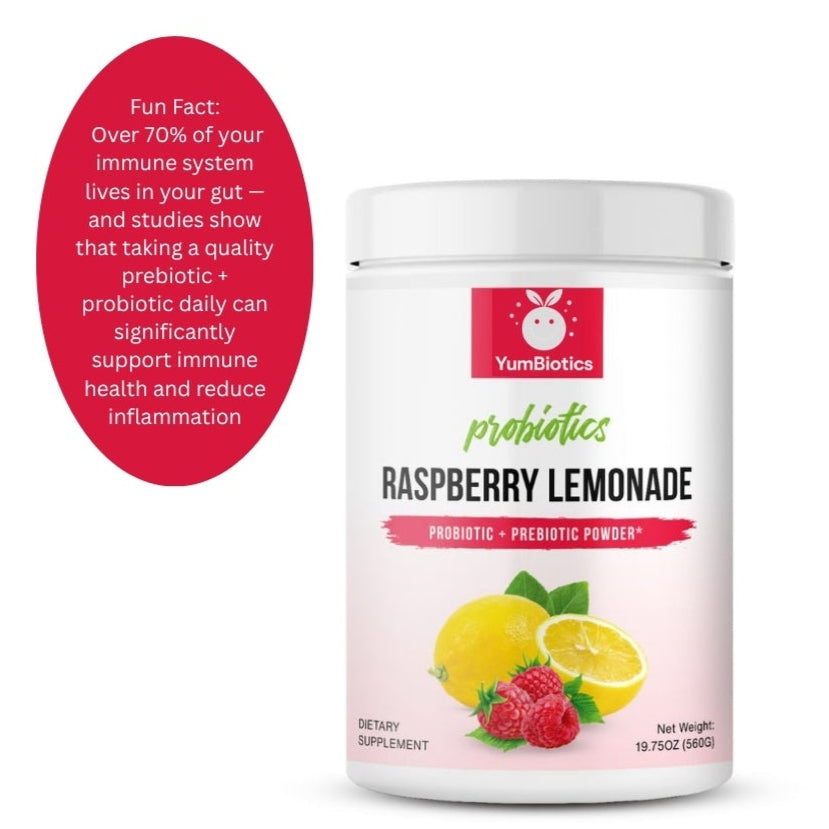 YumBiotics™ Pineapple Probiotic + Prebiotic Powder