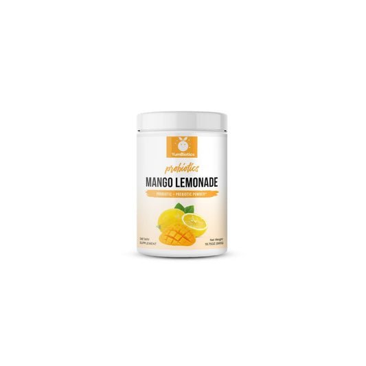 YumBiotics™ Mango Lemonade Probiotic + Prebiotic Powder